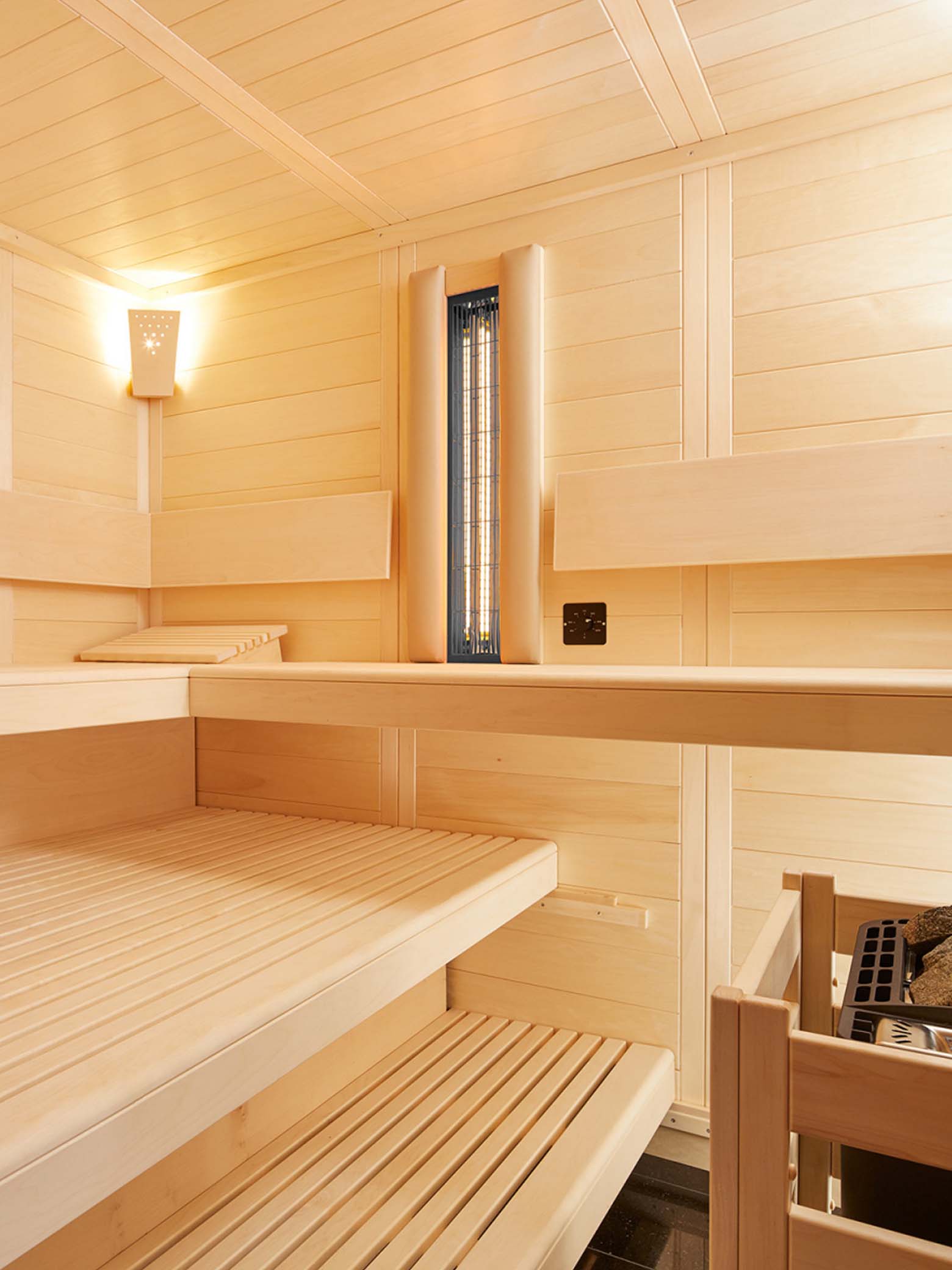 Sauna nach Maß Classico Interieur