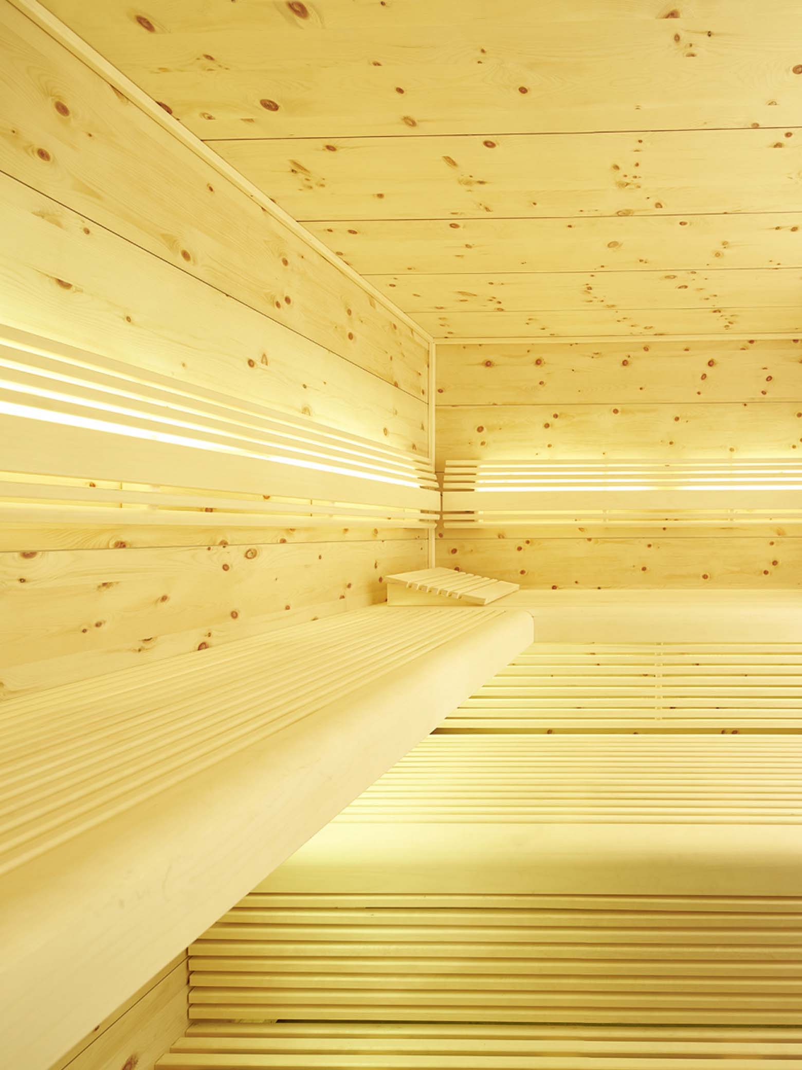 Sauna nach Maß Aurora Premium Interieur