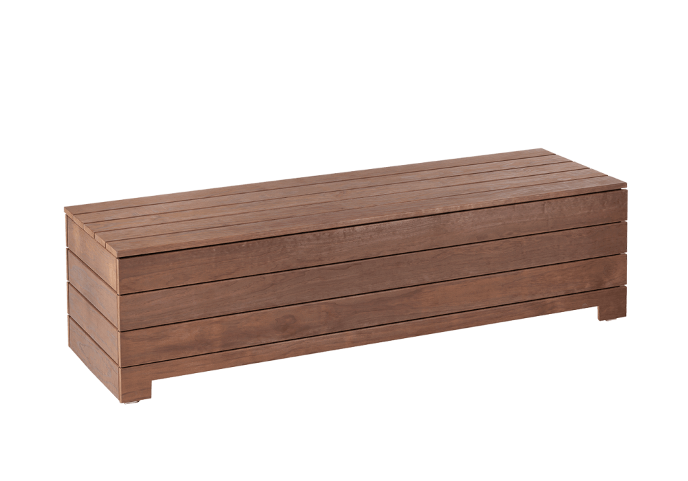 Sitzbankabdeckung Kebony Holz